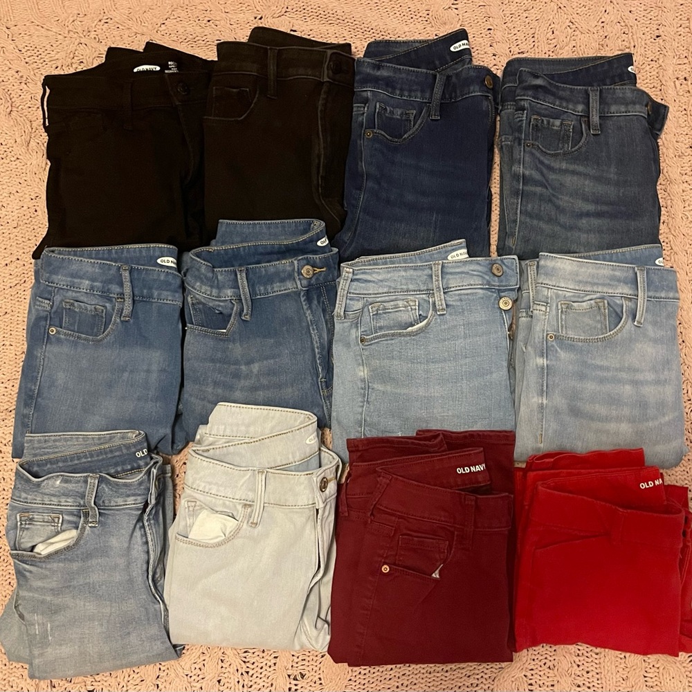 12 Pair Size 4 Old Navy Jeans Bulk Only $6 per Pair